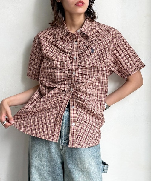 【U.S. POLO ASSN.】シャーリング半袖シャツ
