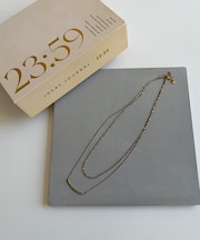 【heilly】バー付き2連ネックレス