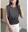 【CAPRICIEUX LE'MAGE】ボーダー裾ギャザーT