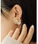 【ear PAPILLONNER】透かしパールフラワーピアス