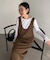 【CAPRICIEUX LE'MAGE】UネックIラインワンピース