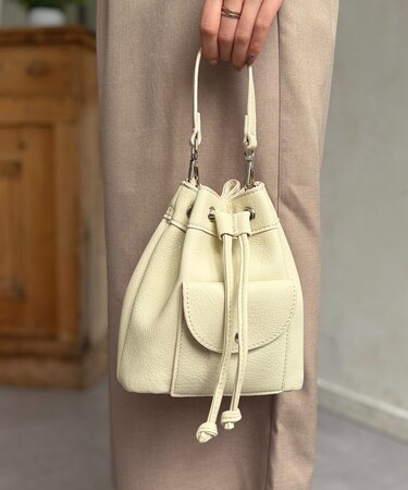 フロントポケット巾着2WAYBAG