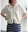 【U.S. POLO ASSN.】襟付きジップ半袖カーディガン