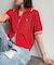 【U.S. POLO ASSN.】襟付きジップ半袖カーディガン