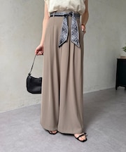 スカーフ付きスラックス
