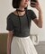 【CAPRICIEUX LE'MAGE】アシメレイヤードボーダーT