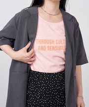 【Kastane】B メッセージゴシックロゴTEE