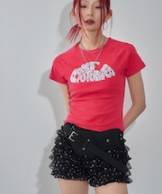 【WHO'S WHO gallery】デフォルメレースロゴチビT