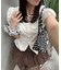 【Ciaopanic】シャーリングショートスリーブカットソー