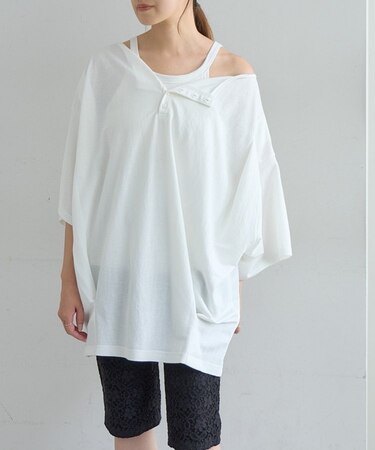 【SHENERY】2WAYヘンリーBIGTee