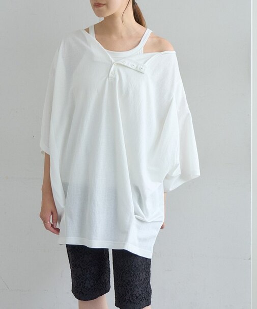 【SHENERY】2WAYヘンリーBIGTee