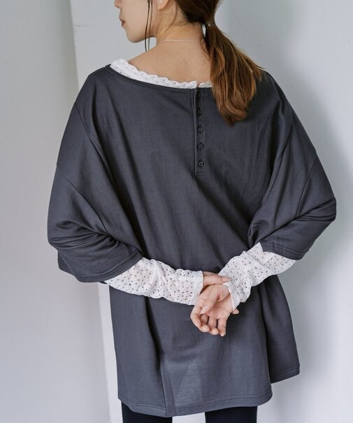 【SHENERY】2WAYヘンリーBIGTee