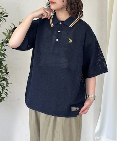 【U.S. POLO ASSN.】メッシュポロ