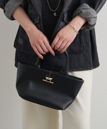【Loungedress】メタルトグルミニトートBag