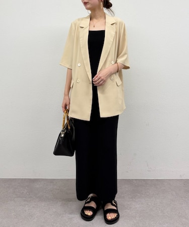 【Loungedress】ニットキャミワンピース