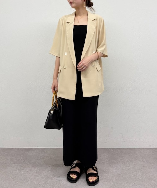 【Loungedress】ニットキャミワンピース