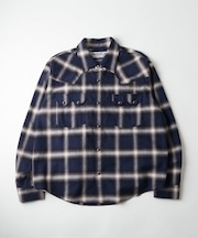 【WHO'S WHO gallery】ウエスタンオンブレチェックシャツ