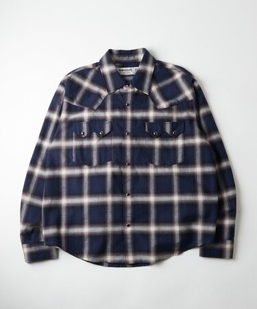 【WHO'S WHO gallery】ウエスタンオンブレチェックシャツ