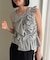 【CAPRICIEUX LE'MAGE】アシメフリルノースリT