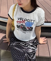 【Ciaopanic】モーターロゴフリルリンガーTee