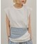 【Kastane】【WHIMSIC】ガーメントダイスリーブレスTシャツ