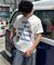 【Ciaopanic】グラフィックフォトプリントTシャツ