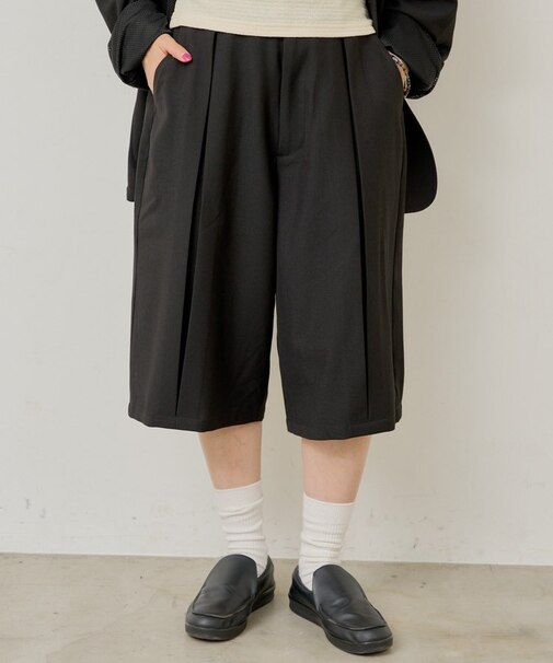 【Kastane】【WHIMSIC】ボックスプリーツショートパンツ