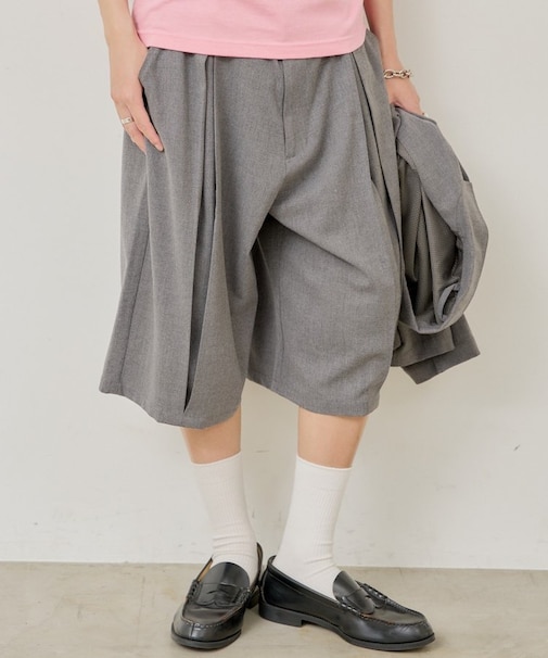 【Kastane】【WHIMSIC】ボックスプリーツショートパンツ