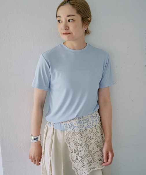 【SHENERY】【LUALY】シアープレーンチビTee