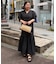 【Loungedress】コクーンスリーブワンピース