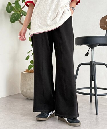 イージーダンボールフレアパンツ