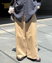 ワイドチノパンツ