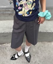 【Ciaopanic】バタフライスタッズハーフパンツ