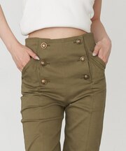 【RAY CASSIN】マリンボタンスキニーデニムパンツ