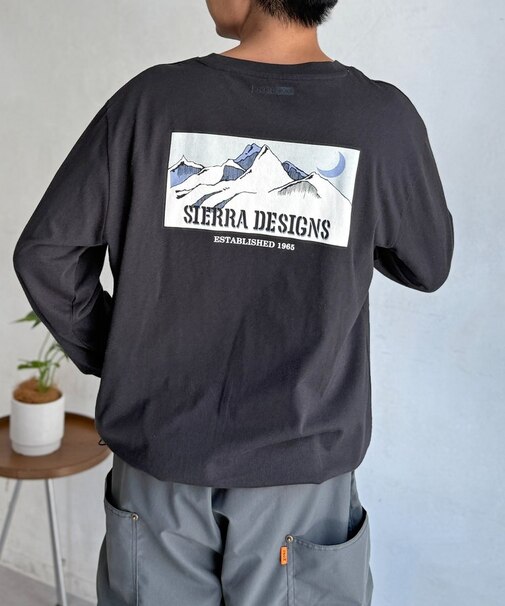 【SIERRA DESIGNS】バックプリントロンT
