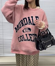 【Ciaopanic】モールカーブカレッジニット