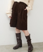 【Kastane】コーデュロイハーフパンツ