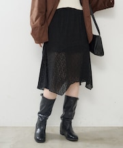 【Kastane】レースアシメスカート