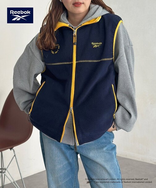 【Reebok】フリースベスト