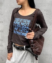 【WHO'S WHO gallery】メッセージトップス