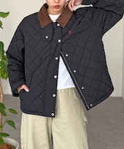 【U.S. POLO ASSN. 】襟コーデュロイキルトジャケット