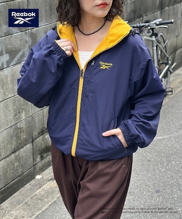 【Reebok】リバーシブルフーディジャケット