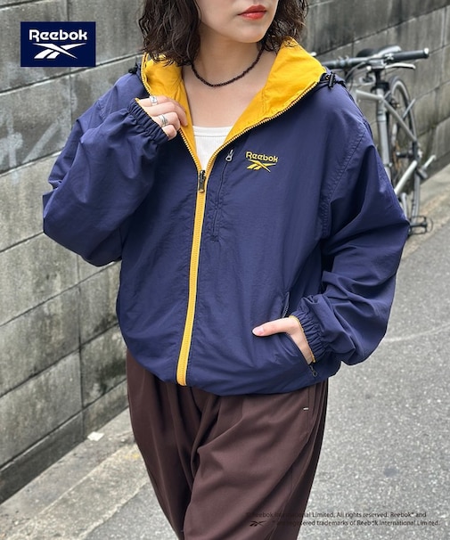 【Reebok】リバーシブルフーディジャケット