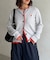【U.S. POLO ASSN.】フェイクレイヤードクルーカーディガン