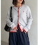 【U.S. POLO ASSN.】フェイクレイヤードクルーカーディガン