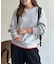 【U.S. POLO ASSN.】フェイクレイヤードスウェットライクニット