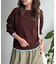 【U.S. POLO ASSN.】フェイクレイヤードスウェットライクニット