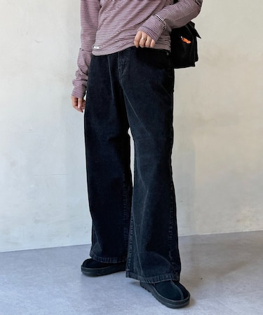 コーデュロイストレートパンツ