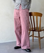 コーデュロイストレートパンツ