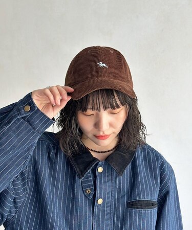 【POLOCHAMPS】コーデュロイキャップ